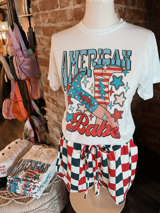 American Babe Boots Tee
