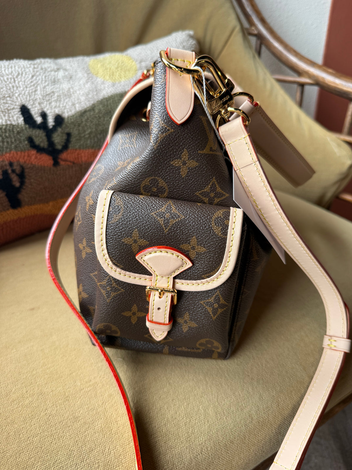 Luxury Brown Bucket Bag