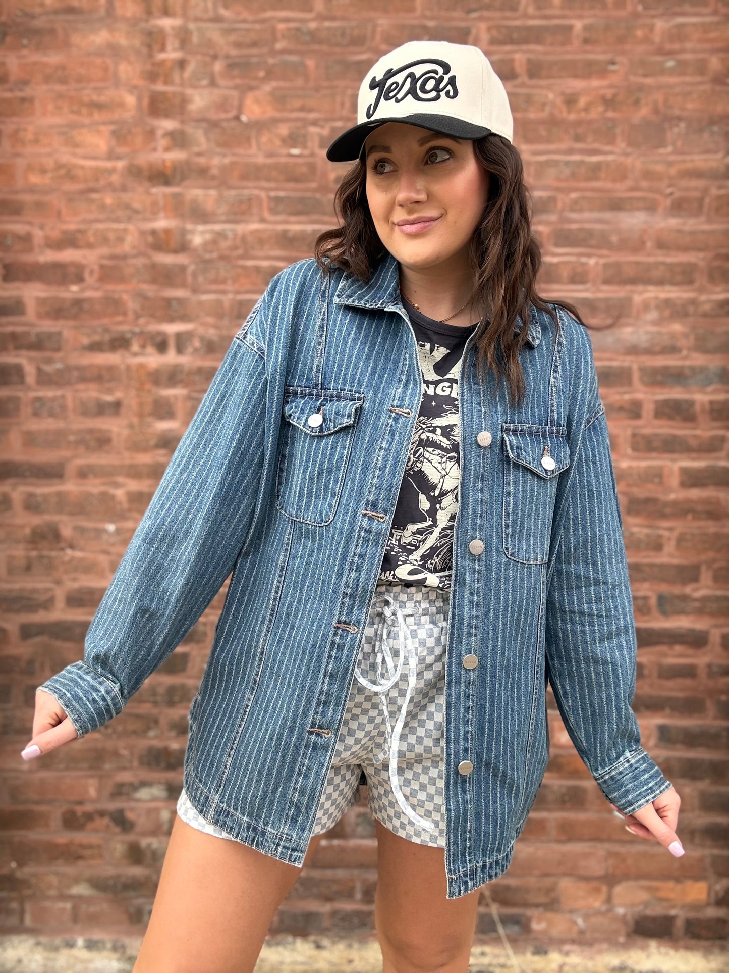 Grey Checkered Shorts