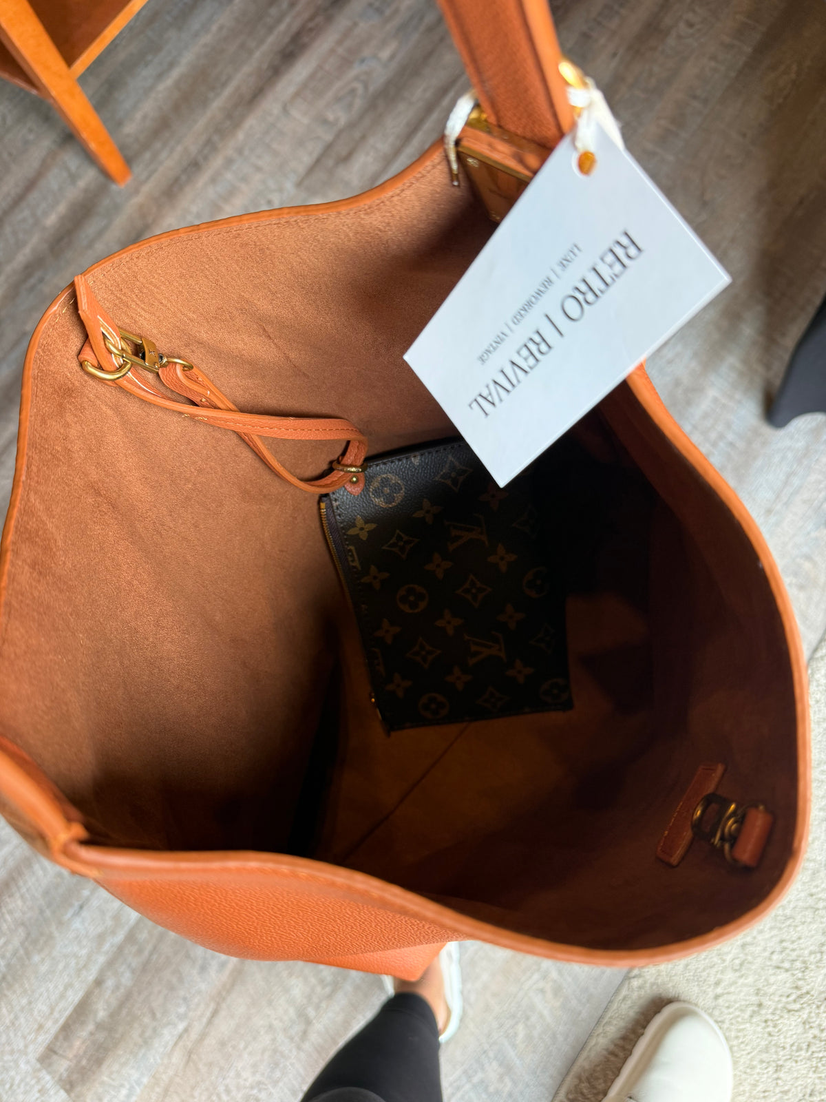 Luxury Rust XL Tote