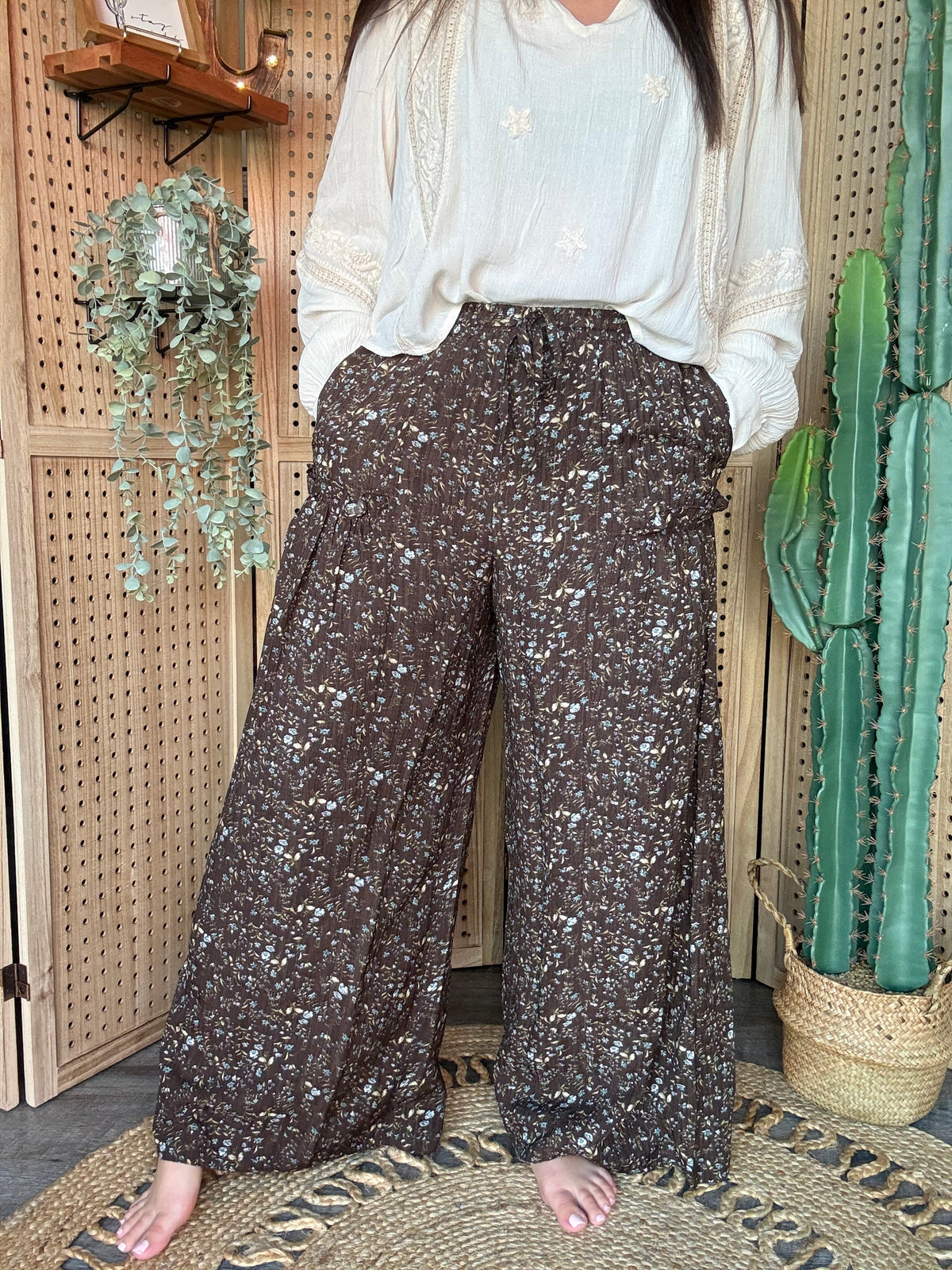 Ditsy Floral Palazzo Pant