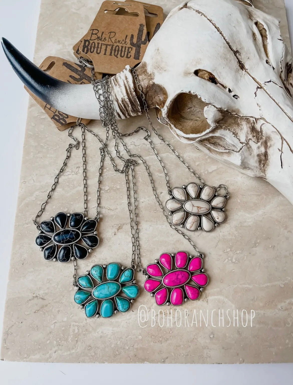 Concho Blossom Necklace