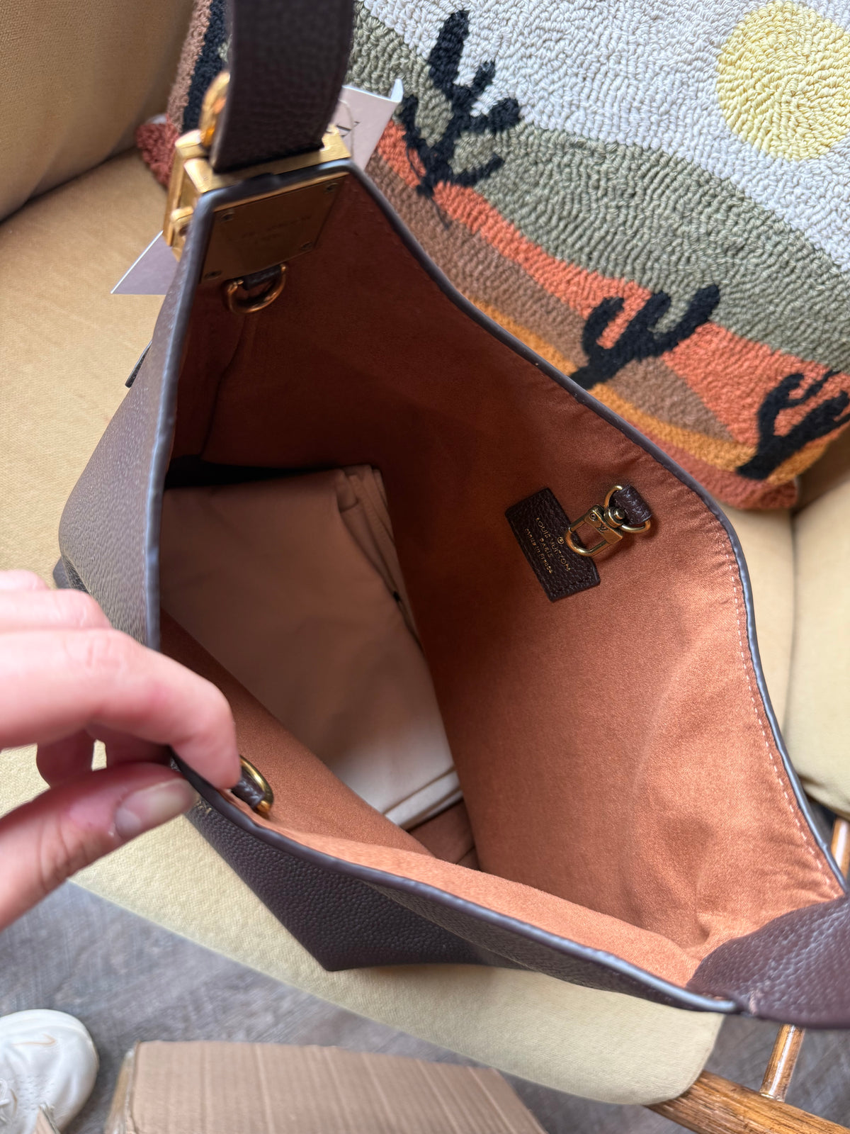 Luxury Dark Brown Tote Bag