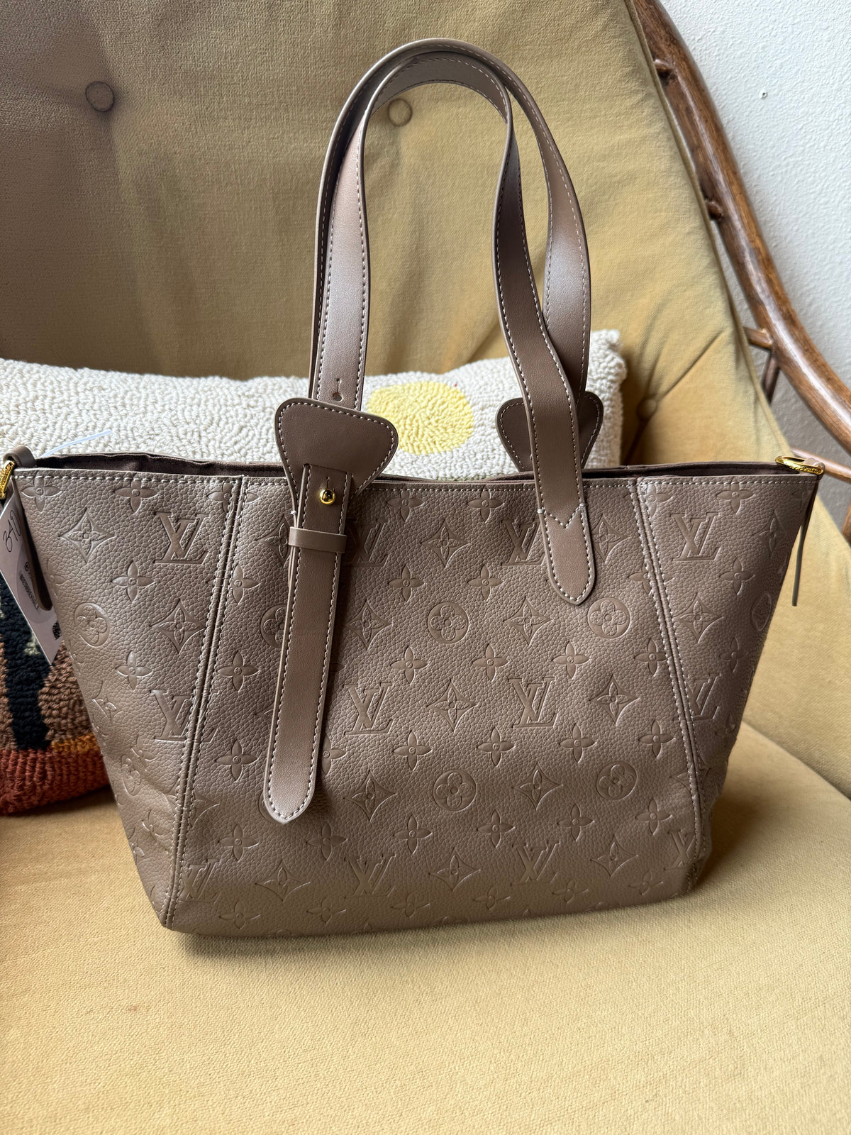 Luxury Beige Tote Bag