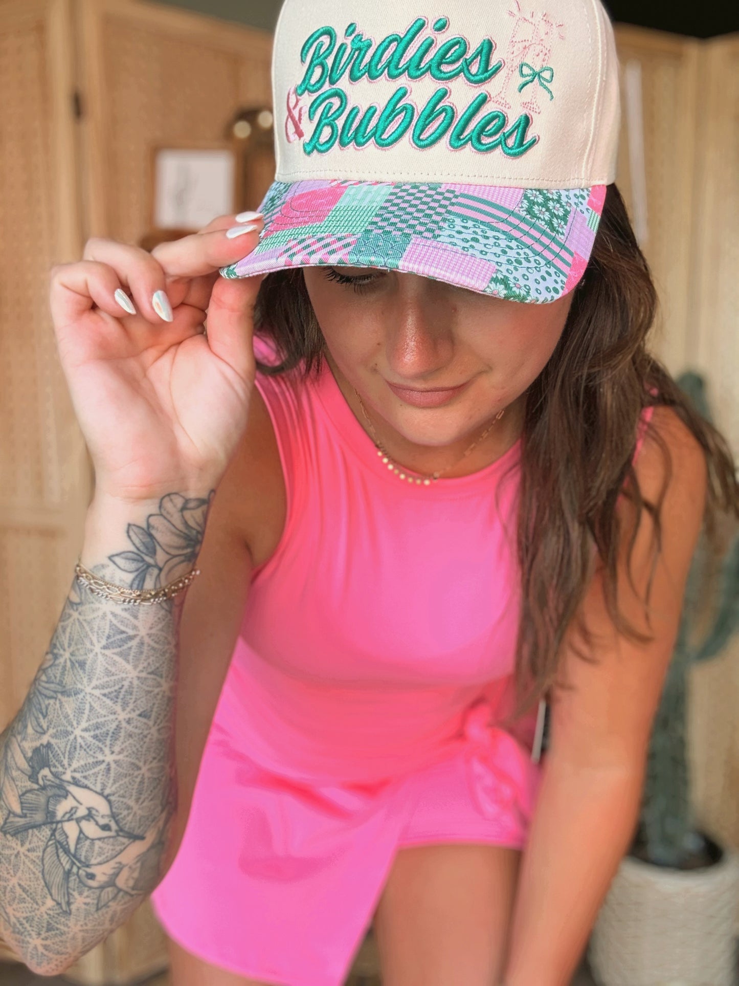 BIRDIES & BUBBLES HAT