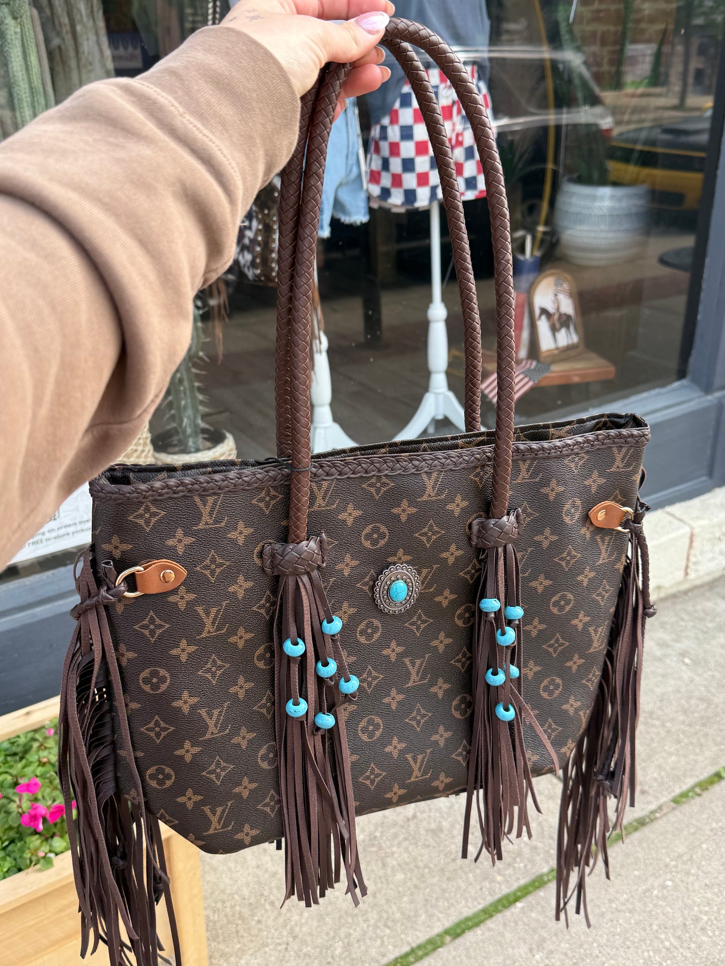 Luxury Western Turquoise Bag