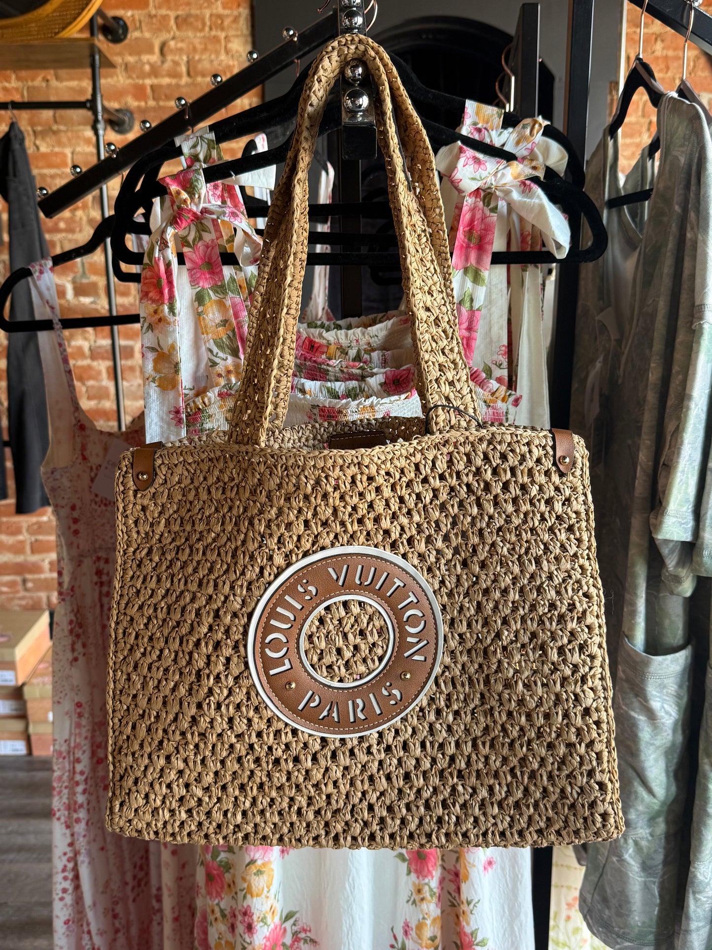 Luxury Wicker Tote