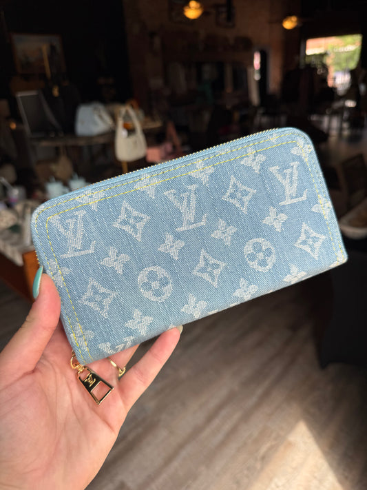 Luxury Denim Wallet