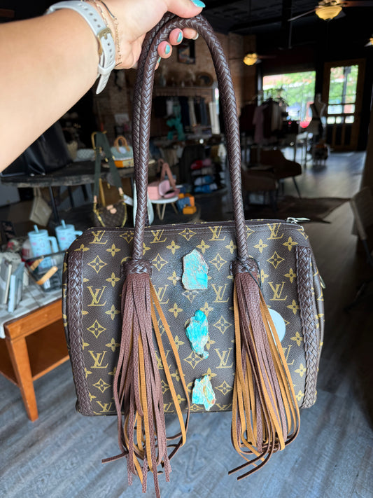 Luxury Fringe & Turquoise Speedy