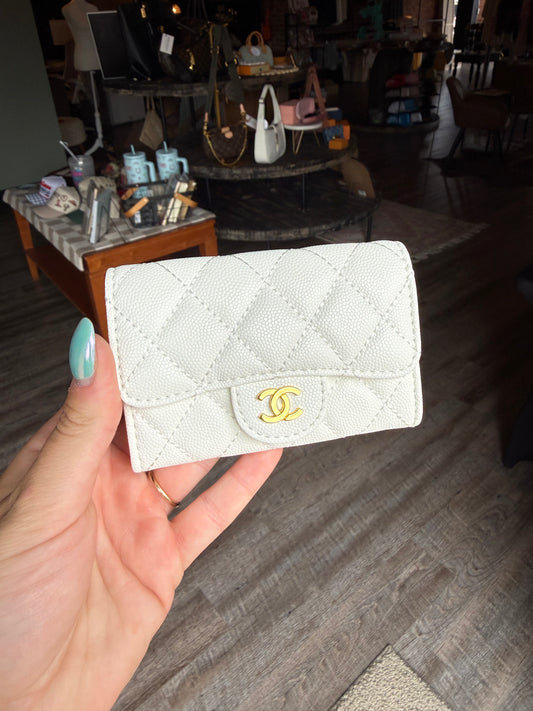 Luxury Mini White Wallet