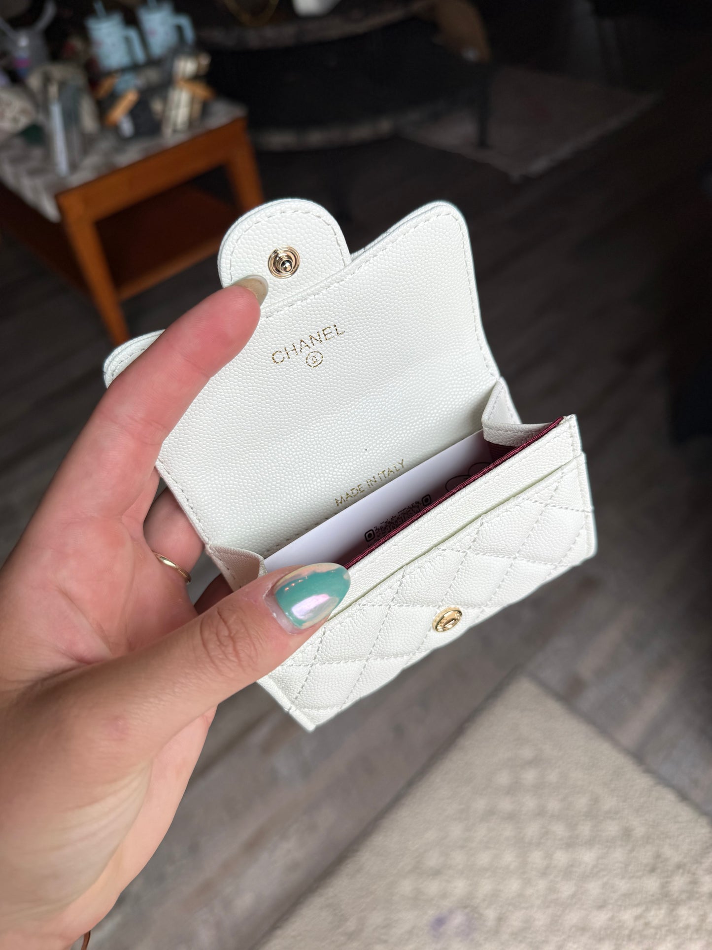 Luxury Mini White Wallet