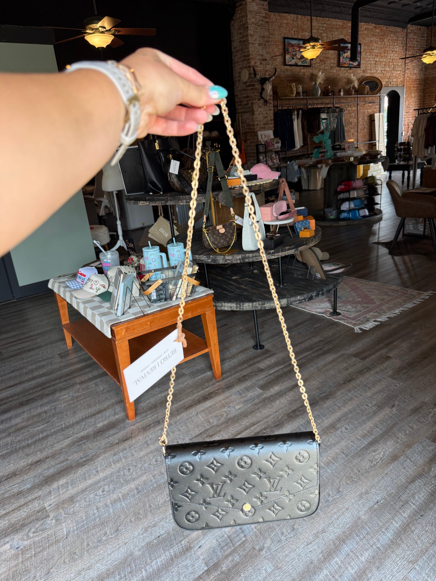 Luxury Chain Black Bag