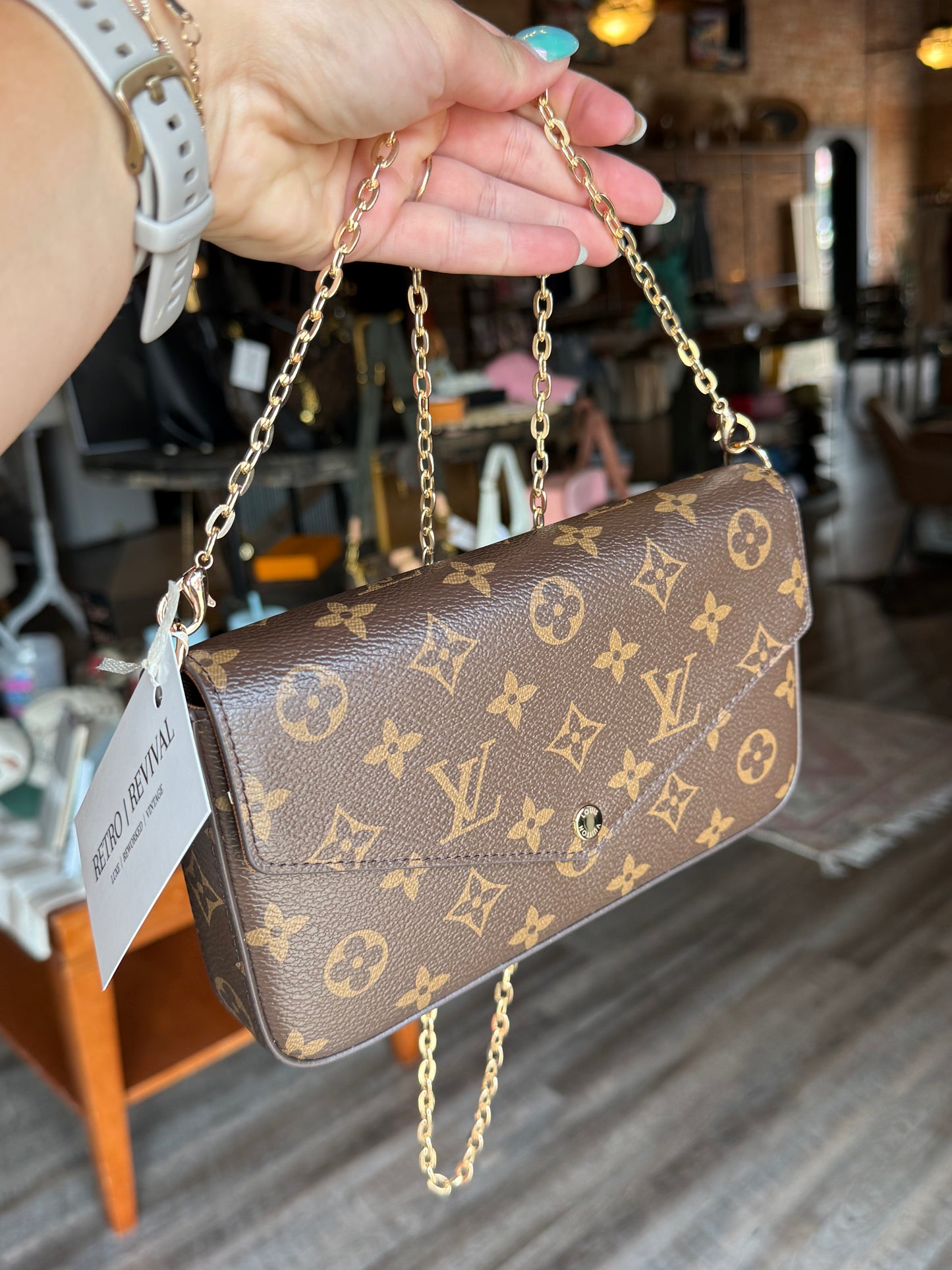 Luxury Chain Brown Bag