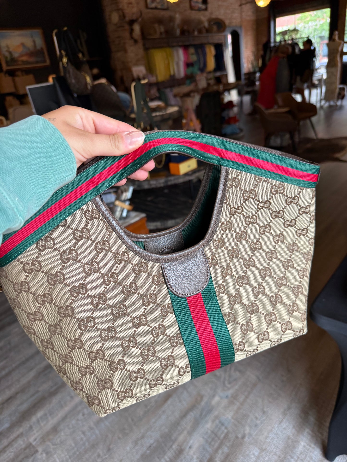 Luxury Stripe Handbag