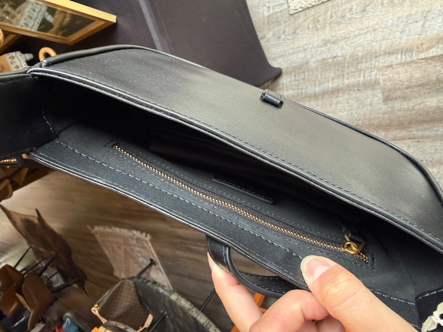 Luxury Black Shoulder Bag