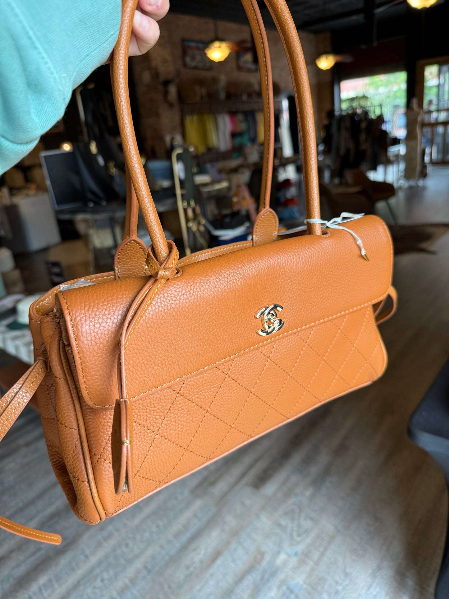 Luxury Burnt Orange Bag