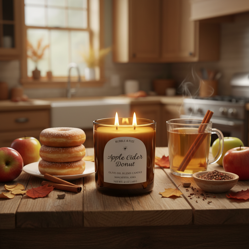 Apple Cider Donut Candle