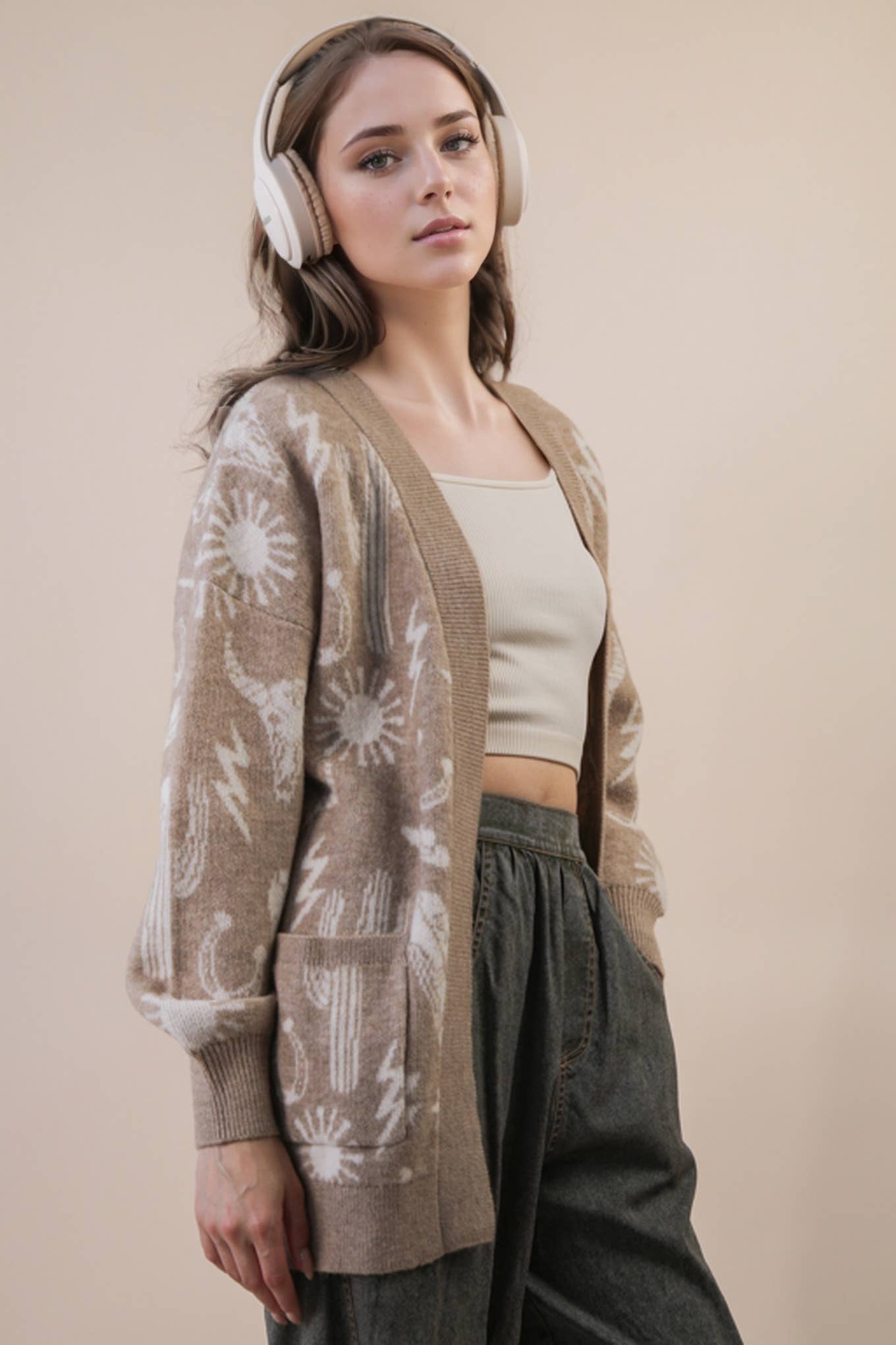 Western Graphics Cardigan