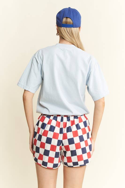 USA Checkered Shorts