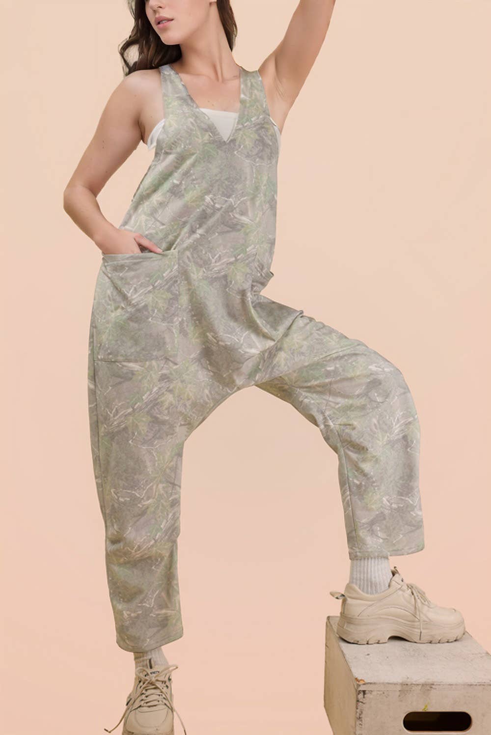 Camo Baggy Jumpsuit
