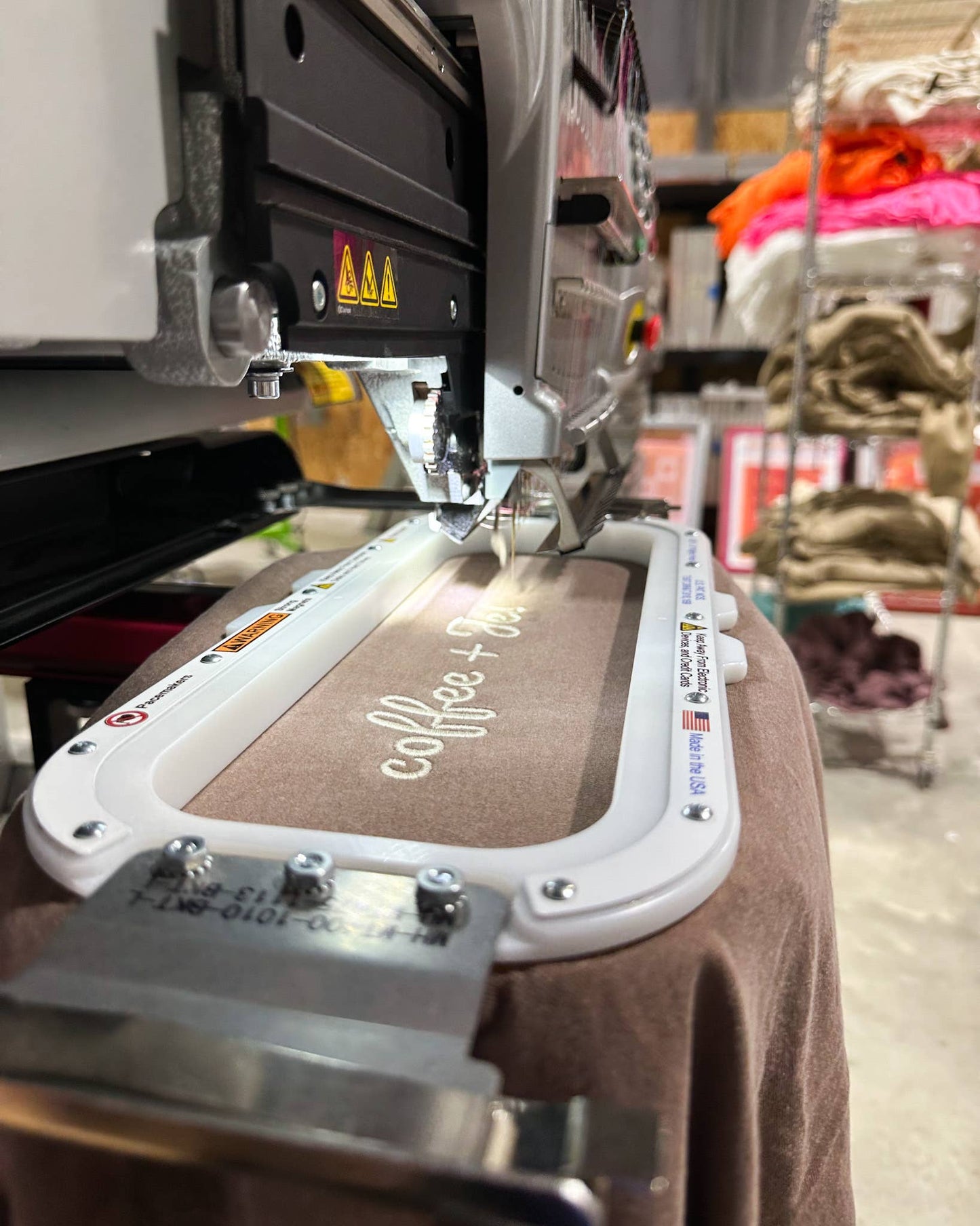 Coffee + Jesus Embroidered Tee