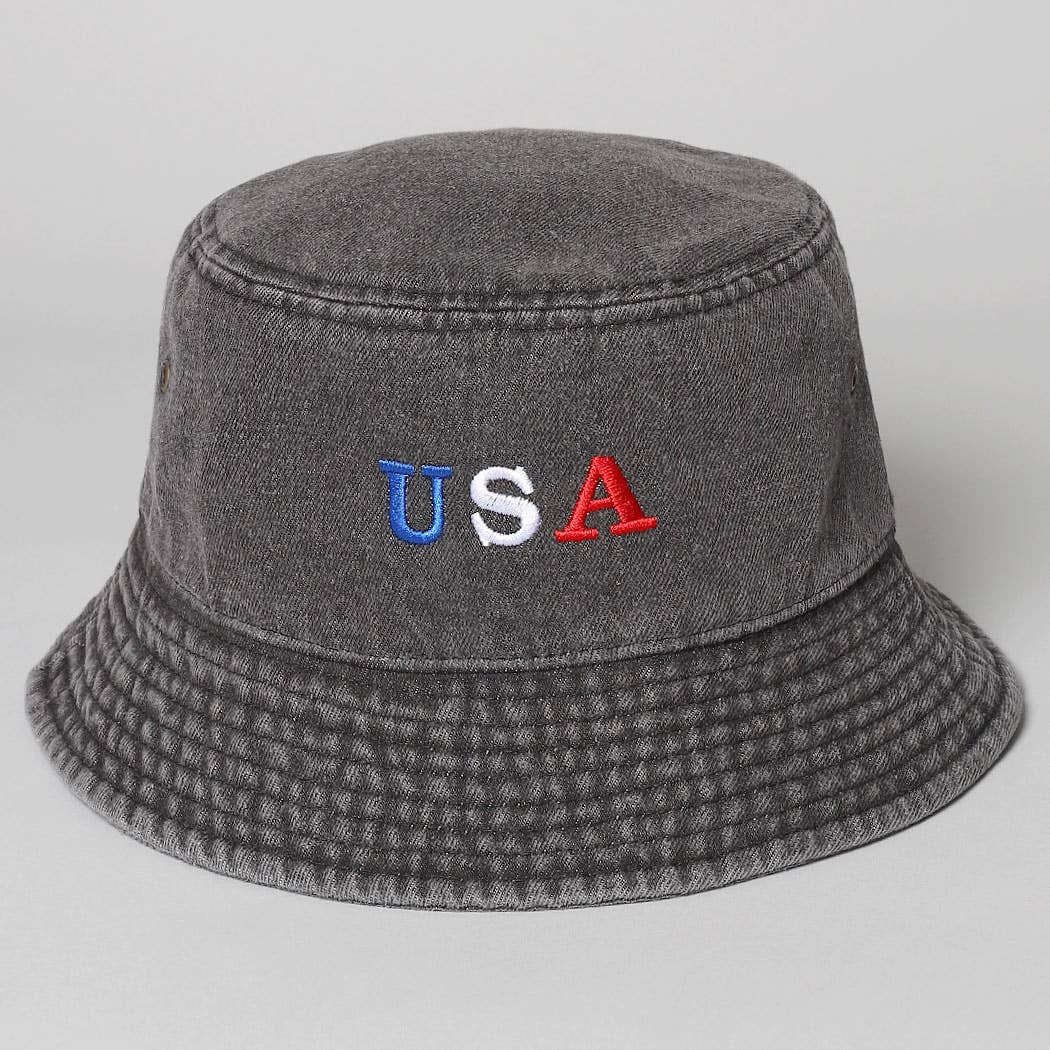 USA Denim Bucket Hat