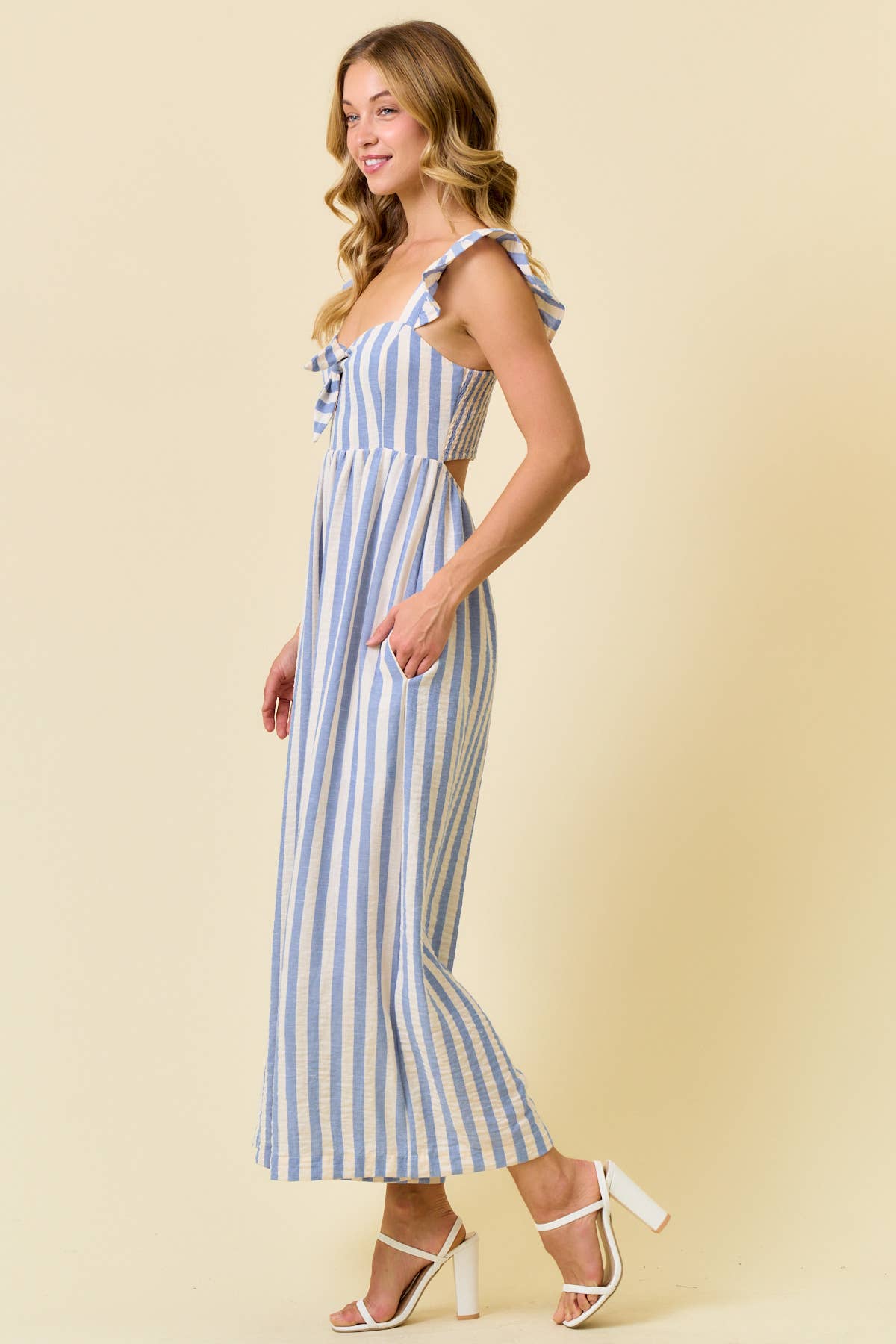 Lighthouse Striped Jumpsuit