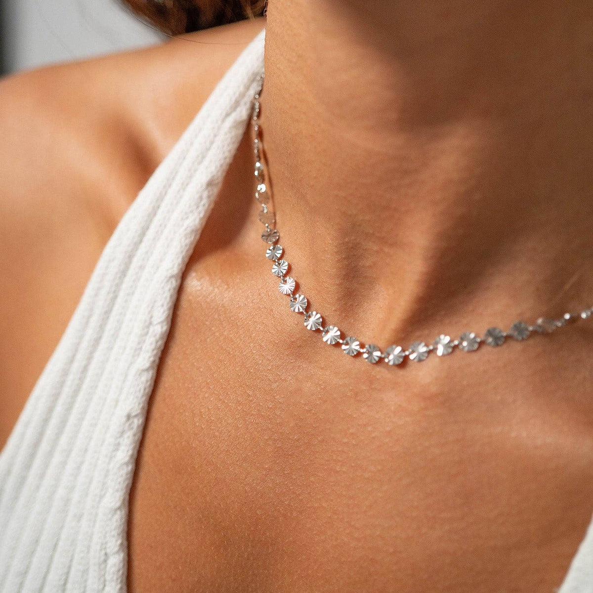 18K Sunburst Necklace