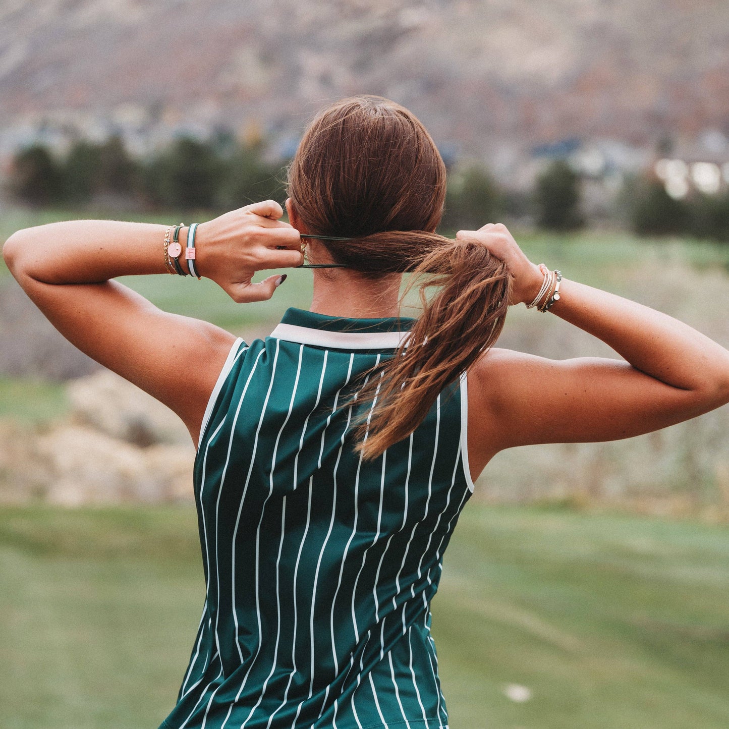 "Tee Time" Hair Tie