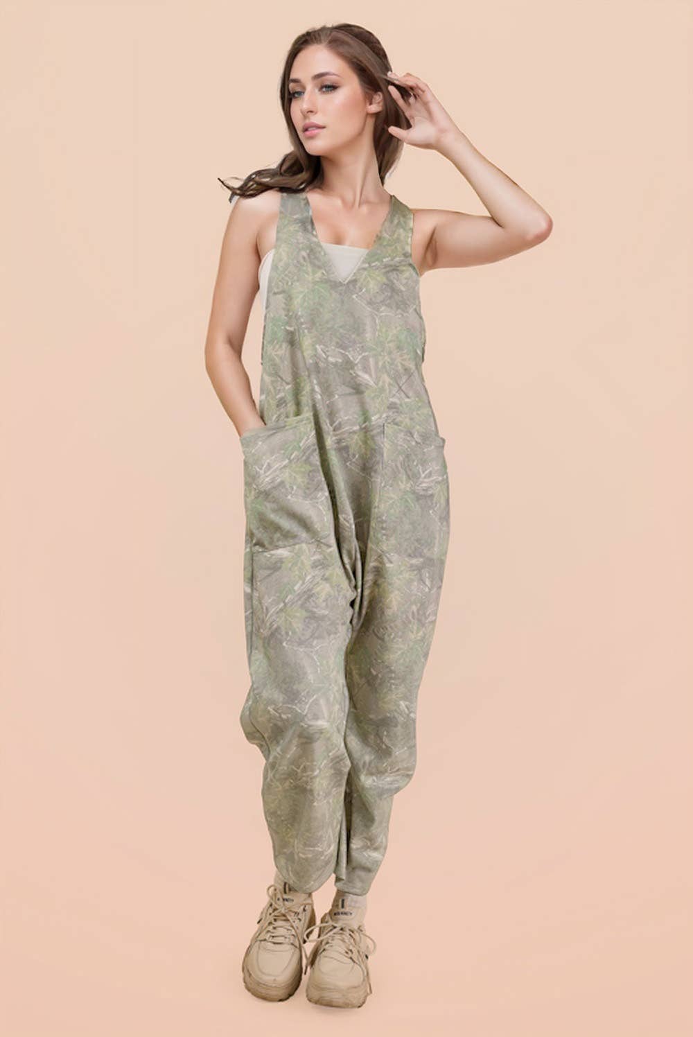 Camo Baggy Jumpsuit