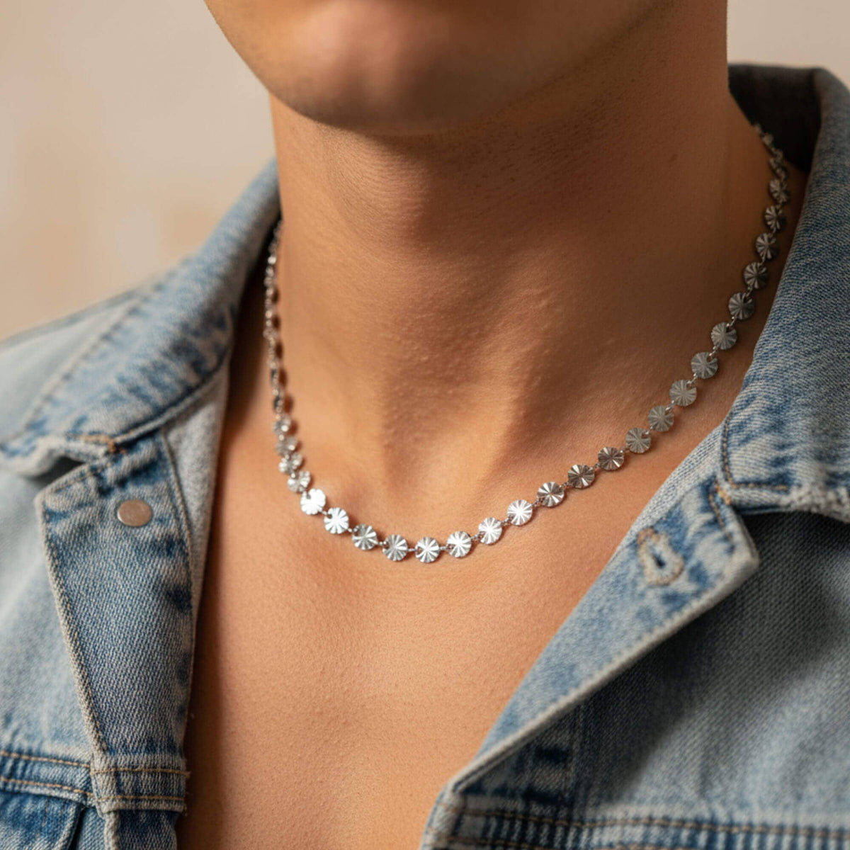 18K Sunburst Necklace