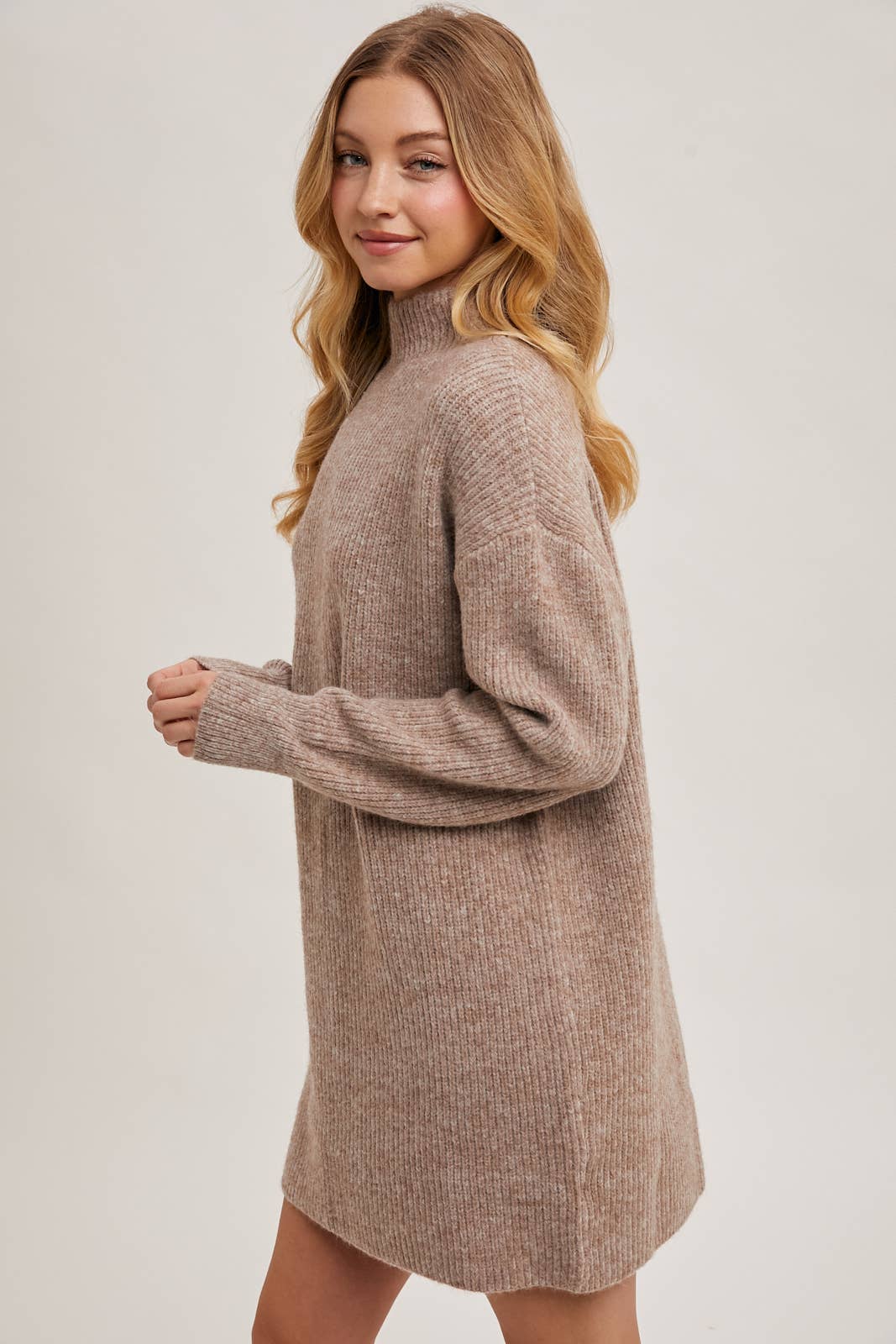 KNIT SWEATER DRESS