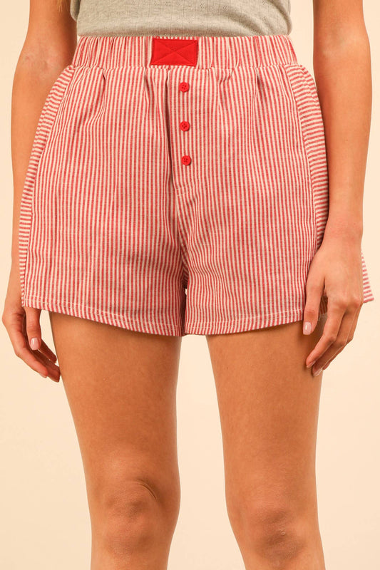 Red Stripe Boxer Short