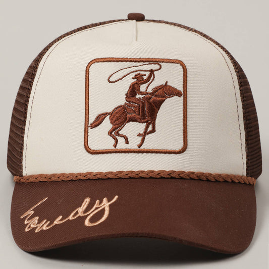 Howdy Patch Trucker Hat