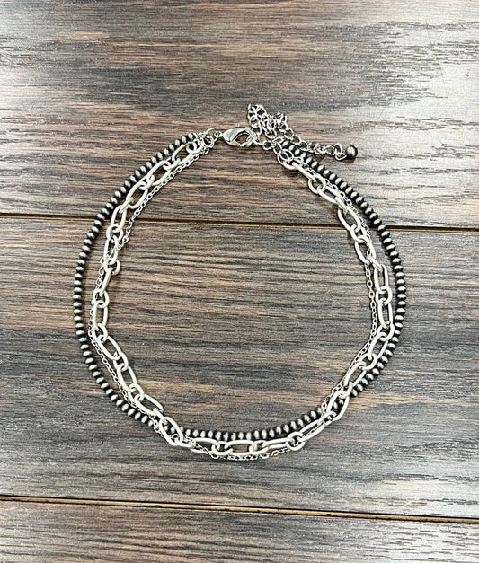 The Chain Trio Necklace