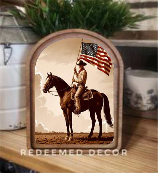 Patriotic Cowboy