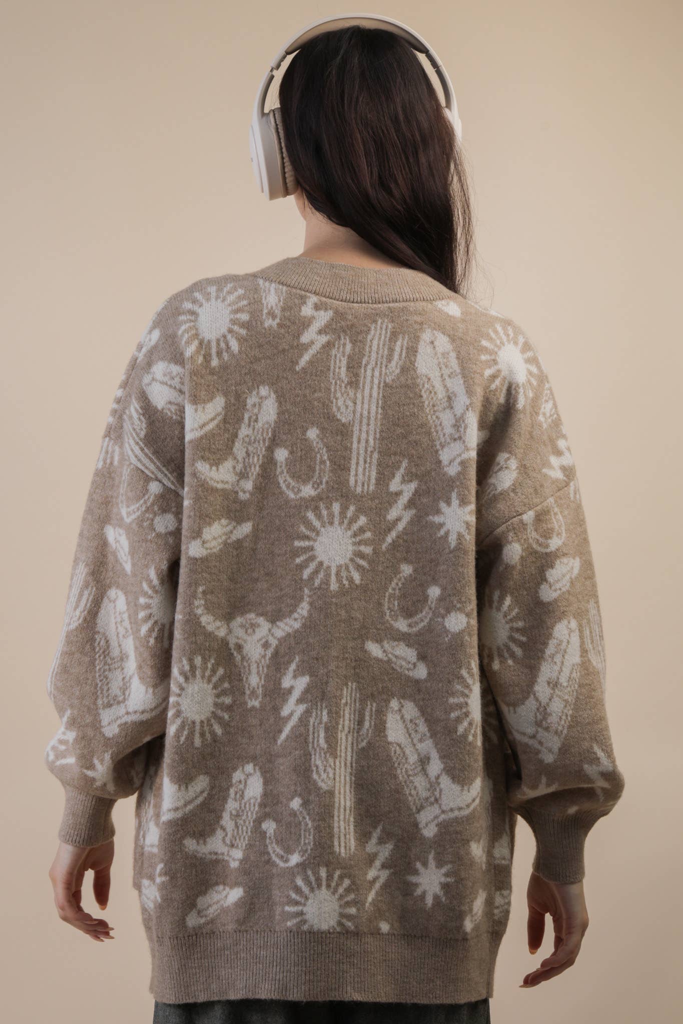 Western Graphics Cardigan