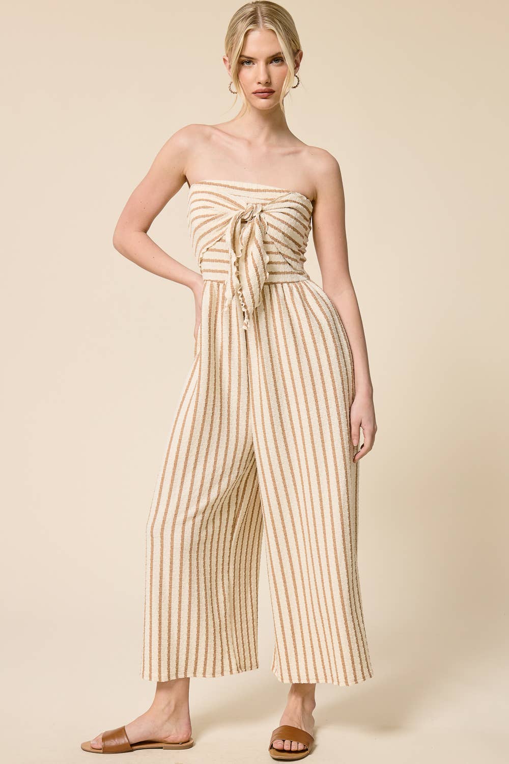 Coastal Striped Jumpsuit