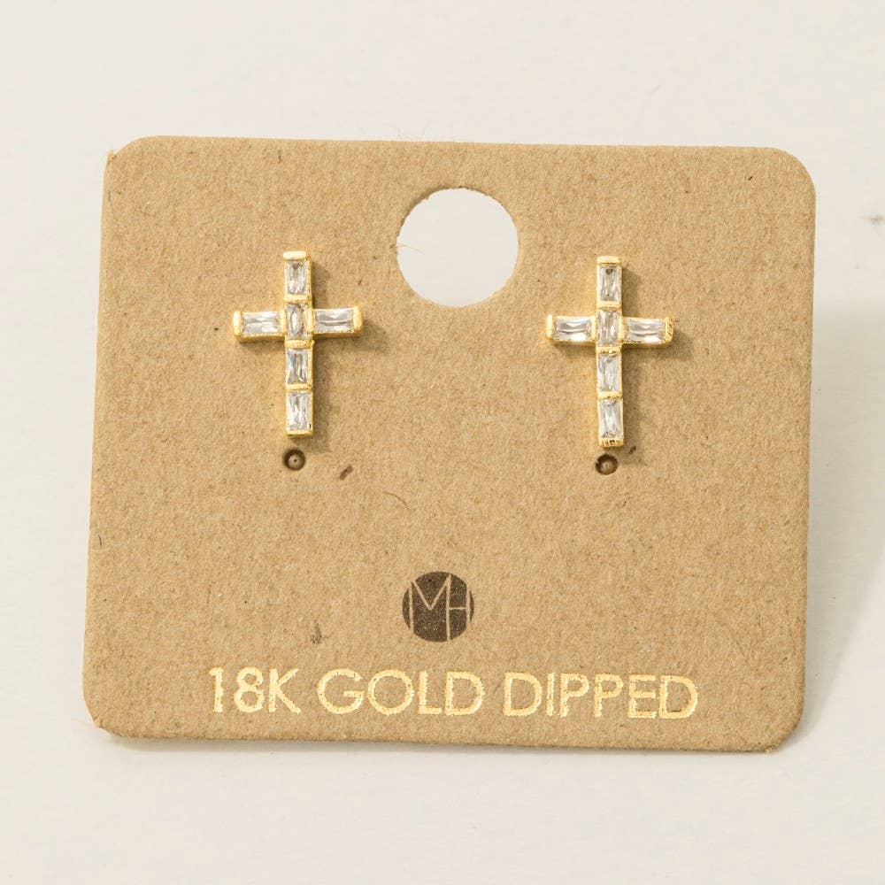 Mini Cross Studs