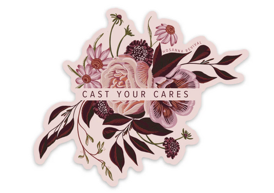 Cast Your Cares Sticker